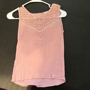 Adorable Girls Pink Tank Top